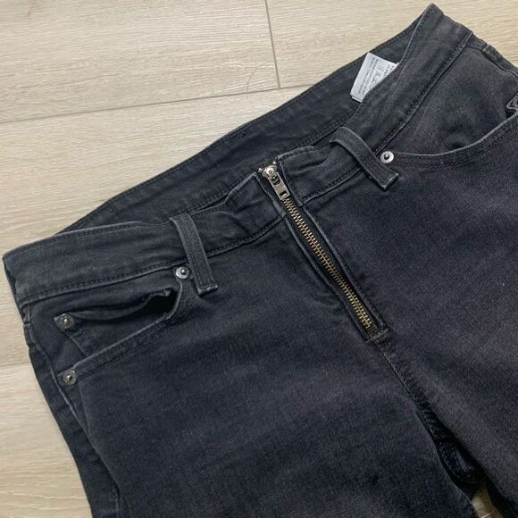 Levi Strauss & Co. Women’s Black Cotton Blend Denim Jeans Size 29 - Picture 3 of 8